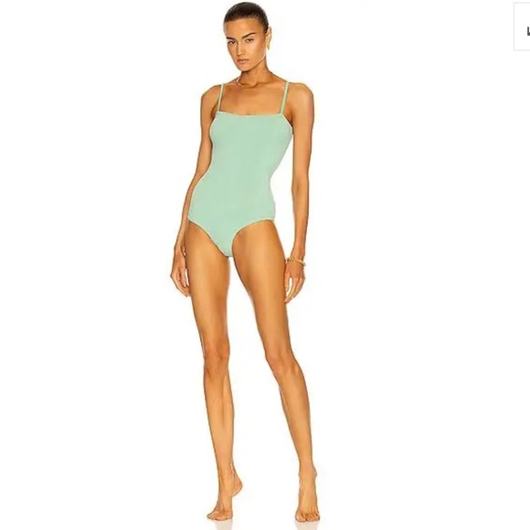 Hunza G Maria Swimsuit in Pistachio - Picture 1 of 6
